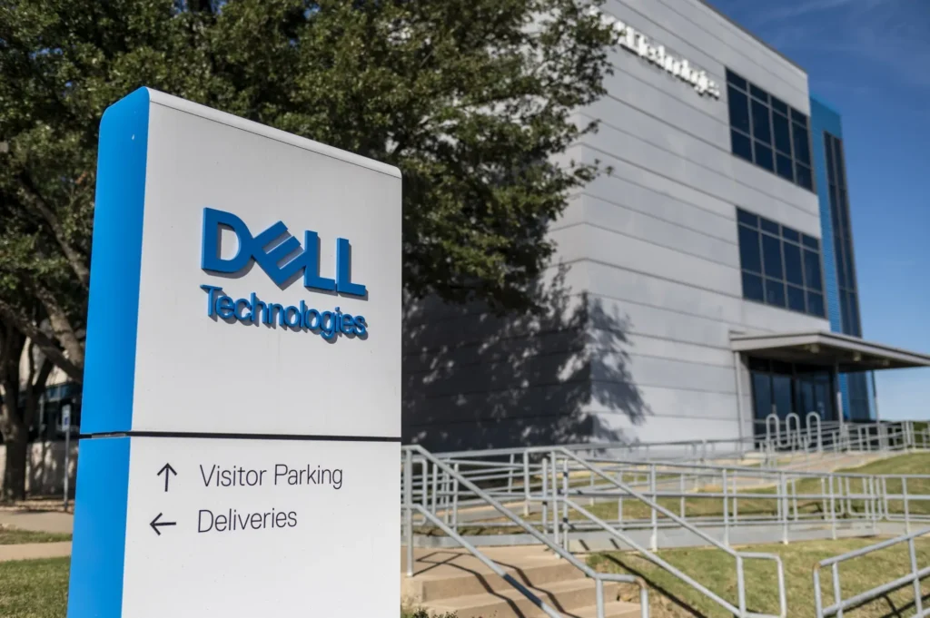 Dell Technologies office building exterior with company signage